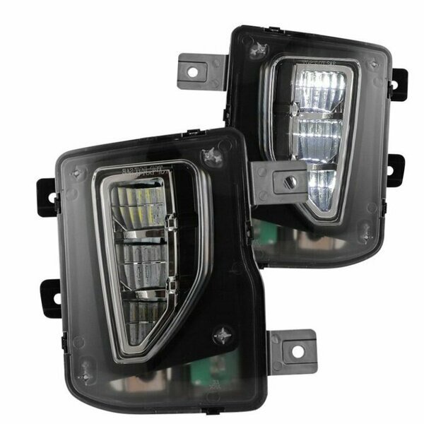 Ledfog Light - Clear Wiring Kit Included, Winjet, Mfr#: CFWJ-0590-C